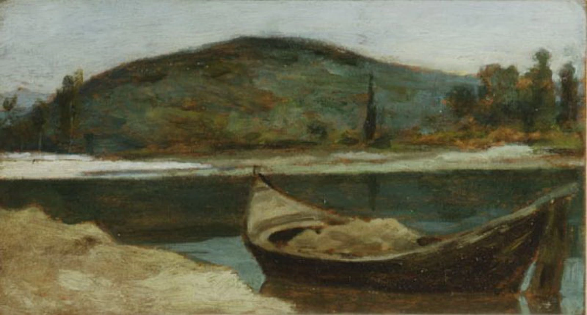 112-L'Arno a Rovezzano-1880-Pinacoteca di Bari Corrado Giaquinto, Bar 